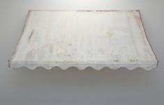 L. Budd, untitled N.D. (c.1997) awning, acrylic paint, 135 x 550 x 110cm; courtesy of the artists