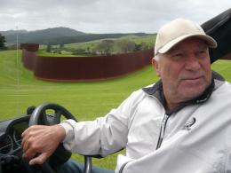 Alan Gibbs (2009), Gibbs Farm, photo by Rob Garrett