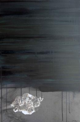 Alby Yap, Phantom Soul 2012, mixed media on canvas, 500 x 700mm; image courtesy of the artist
