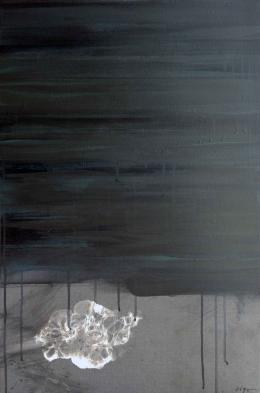 Alby Yap, Phantom Soul 2012, mixed media on canvas, 500 x 700mm; image courtesy of the artist