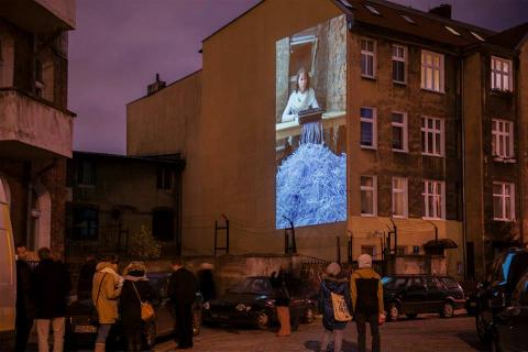 Alexandra Guillot, Silencio, 2013, Gdansk; photo by Bogna Kociumbas