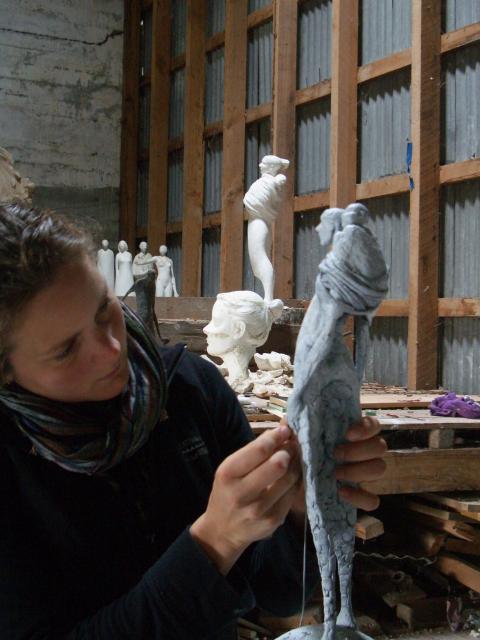 Alison Erickson, NZ Sculpture OnShore exhibition 2008, photo courtesy of the artist