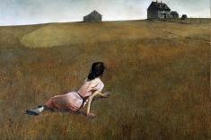 Andrew Wyeth, Christina's World, 1948, 81.9 cm × 121.3 cm; collection of Museum of Modern Art, NYC