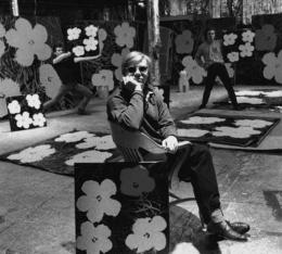 Andy Warhol and assistants in The Factory, ca.1970