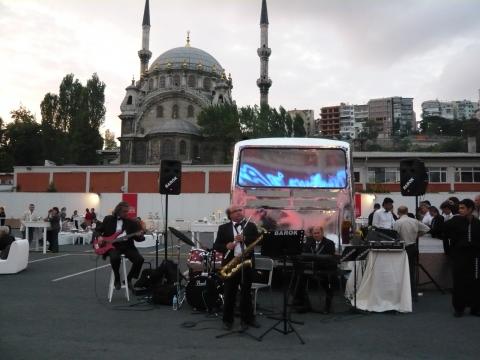 Antrepo No3 and Mosque, 10th Istanbul Biennial, photo by Rob Garrett