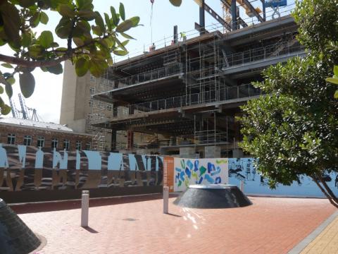 Bare Rock & Backbones emerging artists public art project, 2008-2009, Britomart; photo by Rob Garrett