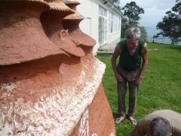 Barry Brickell, NZ Sculpture OnShore exhibition 2008, photo by Rob Garrett