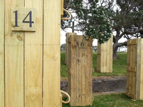 Bernie Herfleet, 14 (detail), 2012, NZ Sculpture OnShore 2012; photo by Rob Garrett