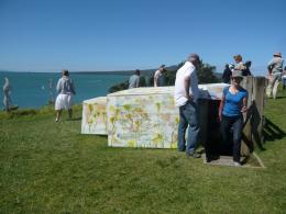 Brendan McGorry, NZ Sculpture OnShore exhibition 2010, photo by Rob Garrett