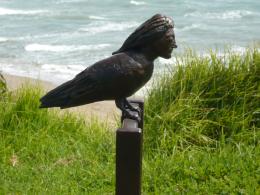 Bronwynne Cornish, NZ Sculpture OnShore exhibition 2008, photo by Rob Garrett