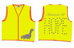 Brydee Rood Ambassadors Vests design, NZ Sculpture OnShore exhibition 2008, image courtesy of the artist