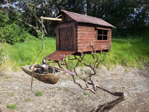 Campbell Maud, Boatshed 2012, NZ Sculpture OnShore 2012; photo by Rob Garrett