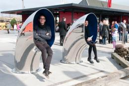 COMPANY, Sounds of Sea, 2011, Wynyard Quarter, Auckland; photo by Waterfront Auckland