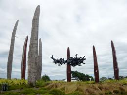 Dion Hitchens, "Te Ohomauri O Matariki" 2011, Rototuna, Hamilton; photo by Rob Garrett