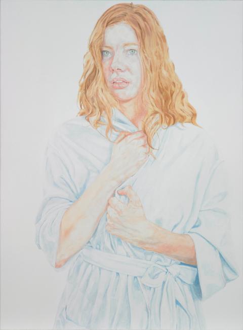 Estella Castle, Untitled (A Sense of the Vapid, Rachel) 2009, oil & gesso on linen, 1300 x 950mm; courtesy of the artist and Rob Garrett