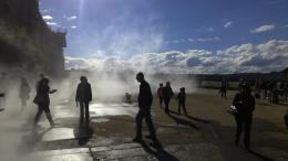 Fujiko Nakaya, "Chasm" 2012, Cockatoo Island, photo by Rob Garrett