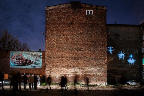 Gregory Bennett, Apokalypolis I 2013, Gdansk; photo by Bogna Kociumbas