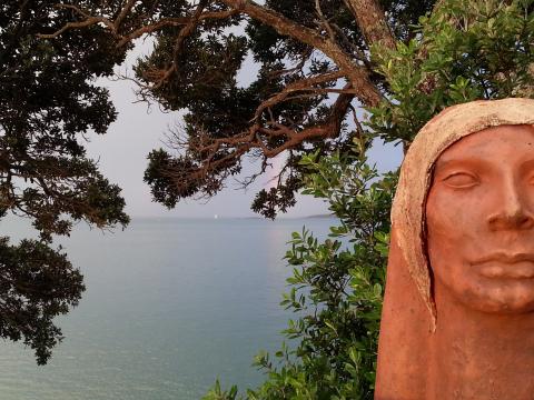 Helen Pollock, From Another Time and Place (detail) 2012, NZ Sculpture OnShore 2012; photo by Rob Garrett