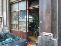 Carpenter shop, the back streets of Tünel, Istanbul, photo by Rob Garrett