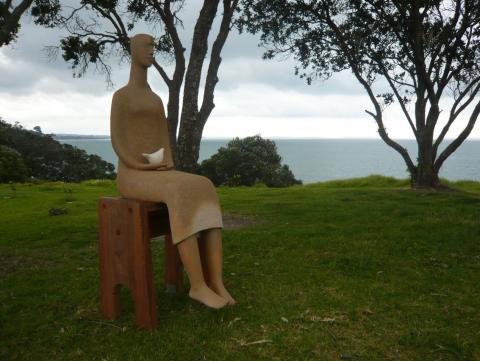 Jin Ling, NZ Sculpture OnShore exhibition 2010, photo by Rob Garrett