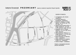 Justyna Gruszczyk, Transformations, Map