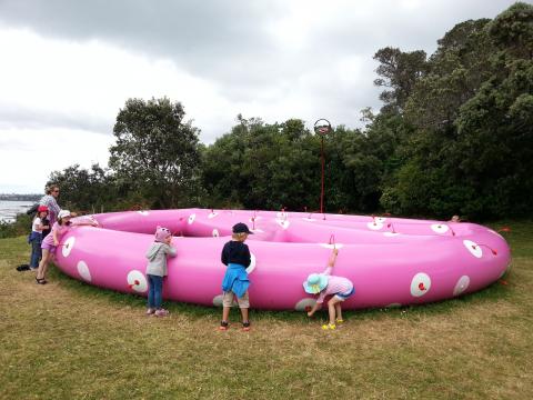 LGOP, Keeping Peace, Lest We Forget 2012, NZ Sculpture OnShore exhibition 2012; photo by Rob Garrett