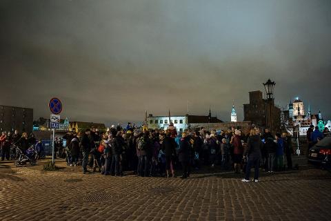 Narracje 2013 audience, Gdansk; photo by Bogna Kociumbas