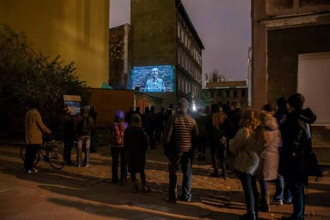 Narracje 2013 audience, Gdansk; photo by Bogna Kociumbas