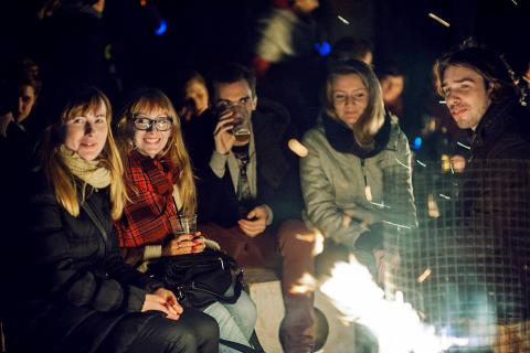 Narracje 2013 audience, Gdansk; photo by Bogna Kociumbas