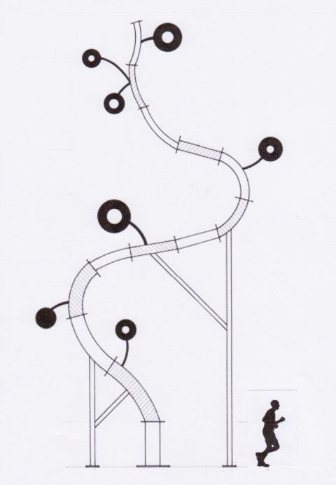 Neil Miller, Te tiaho o Matariki (concept drawing) 2011, image courtesy of the artist