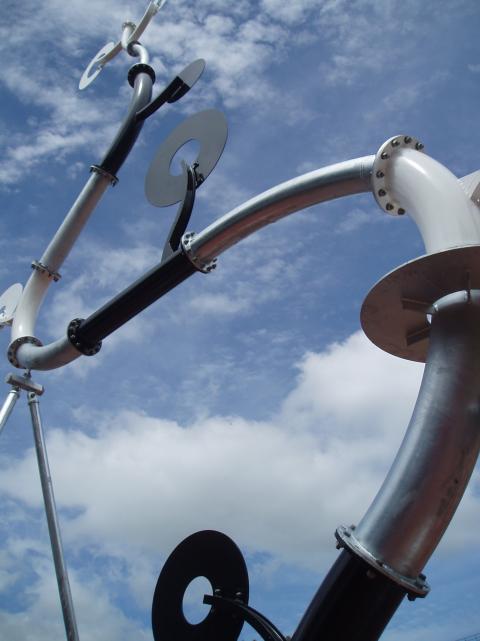 Neil Miller, Te tiaho o Matariki (the brightness of the Pleiades) 2011, Hamilton; photo by Rob Garrett