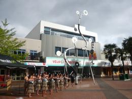 Neil Miller, Te tiaho o Matariki (the brightness of the Pleiades) 2011, Hamilton; photo by Rob Garrett