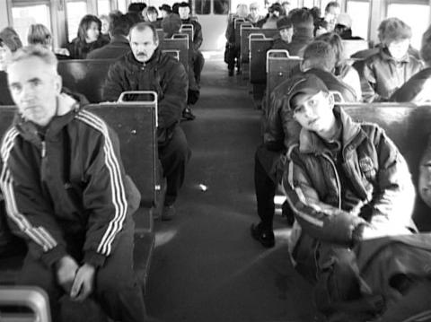 Olga Chernysheva, The Train 2003, video still; Lost in a dream, curated by Rob Garrett; image courtesy of the artist