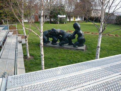 Zones Urbaines Sensibles, Re-public Park (2008), Raglan Reserve (with Llew Summers sculpture), Linwood, commissioned for SCAPE 2008, photo by Rob Garrett