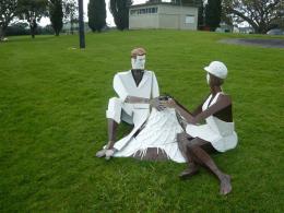 Rex Bultitude, NZ Sculpture OnShore exhibition 2010, photo by Rob Garrett