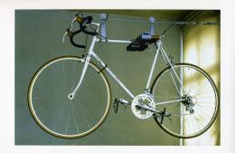 Roman Signer, Fahrrad / Bicycle (1991), location: Cham, Kanton Zug, colour photographs: Stefan Rohner