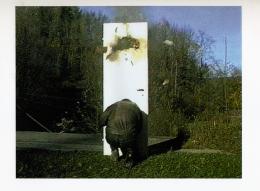 Roman Signer, Tür / Door (1994), location: Weissbad, Kanton Appelnzell, video stills: Aleksandra Signer