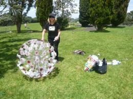 Sally Tagg, NZ Sculpture OnShore exhibition 2008, photo by Rob Garrett