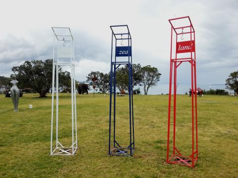 Sean Crawford, NZ Sculpture OnShore 2012; photo by Rob Garrett