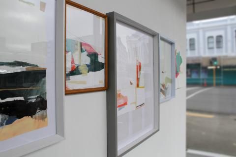 Sena Park, Fragments (3), Corner Window Gallery, Auckland, 2018; image courtesy of the artist