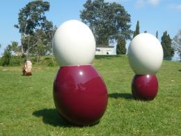 Seung Yul Oh, NZ Sculpture OnShore exhibition 2010, photo by Rob Garrett