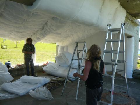 Sharonagh Montrose, NZ Sculpture OnShore exhibition 2010, photo by Rob Garrett