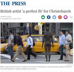 The Press, British artist a perfect fit, April 2, 2015