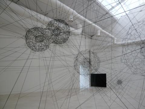Tomás Saraceno, 'Galaxies forming along filaments, like droplets along the strands of a spider's web' 2009, Venice 2009, photo by Rob Garrett