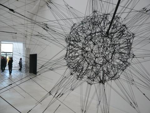 Tomás Saraceno, 'Galaxies forming along filaments, like droplets along the strands of a spider's web' 2009, Venice 2009, photo by Rob Garrett