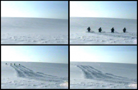 Where Dogs Run, The Way (Дорога), 2007, video stills; courtesy of the artists