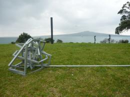 Yona Lee, NZ Sculpture OnShore exhibition 2010, photo by Rob Garrett